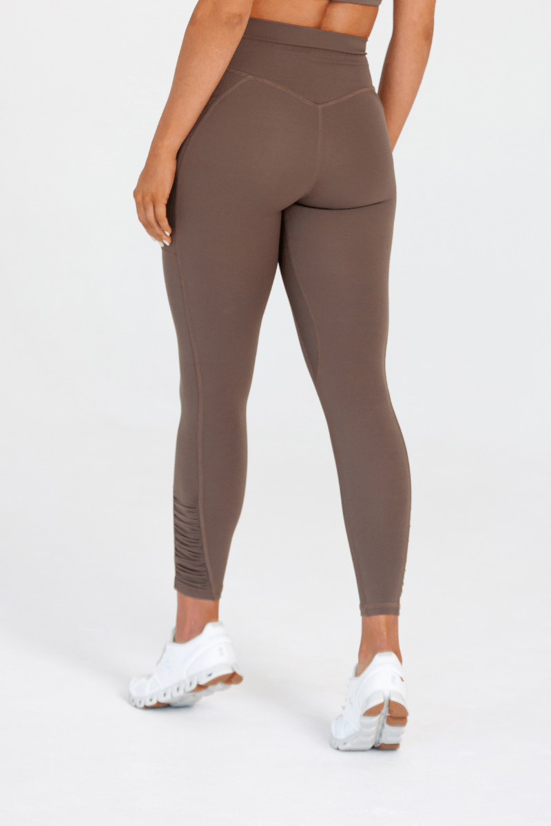 High Waist Leggings - Cacao